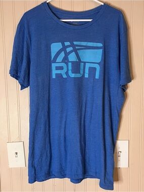 ASICS Men’s Run Urban Short Sleeve T-shirt Blue Size L